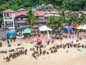 Annual Surfing Competition In Tioman Island