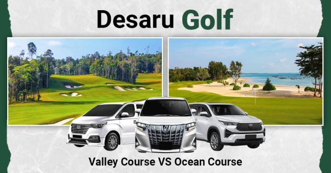 Desaru-Golf Experience the difference between Valley Course and Ocean Course at Desaru.