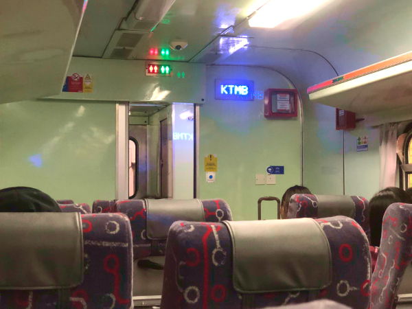 KTM Train Shuttle Tebrau Interior