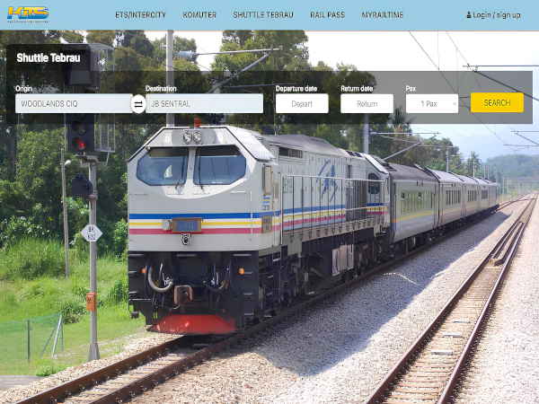 KTM Train Singapore To JB Website
