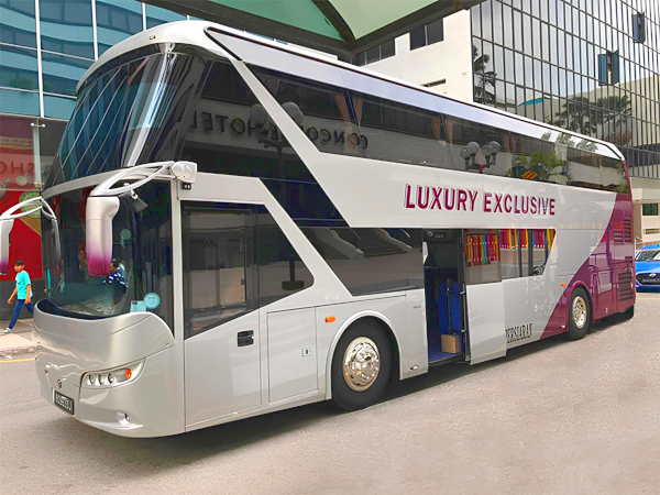 Luxury Coach Service Singapore To Malacca