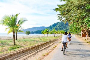 Ride Bicycle To Explore Tioman Island