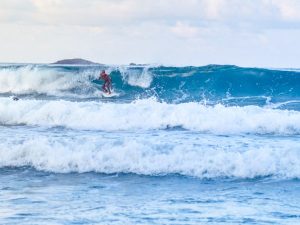 Strong Waves During Monsoon Season In Tioman